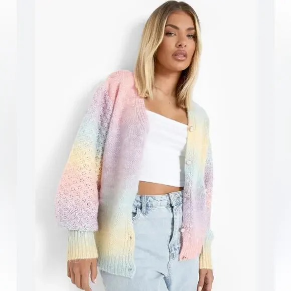 Boohoo pastel cardigan, size small - Picture 2 of 8